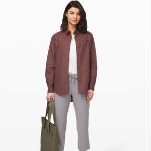 NWT Lululemon Full Day Ahead Shirt